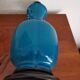 Blue ceramic lamp base