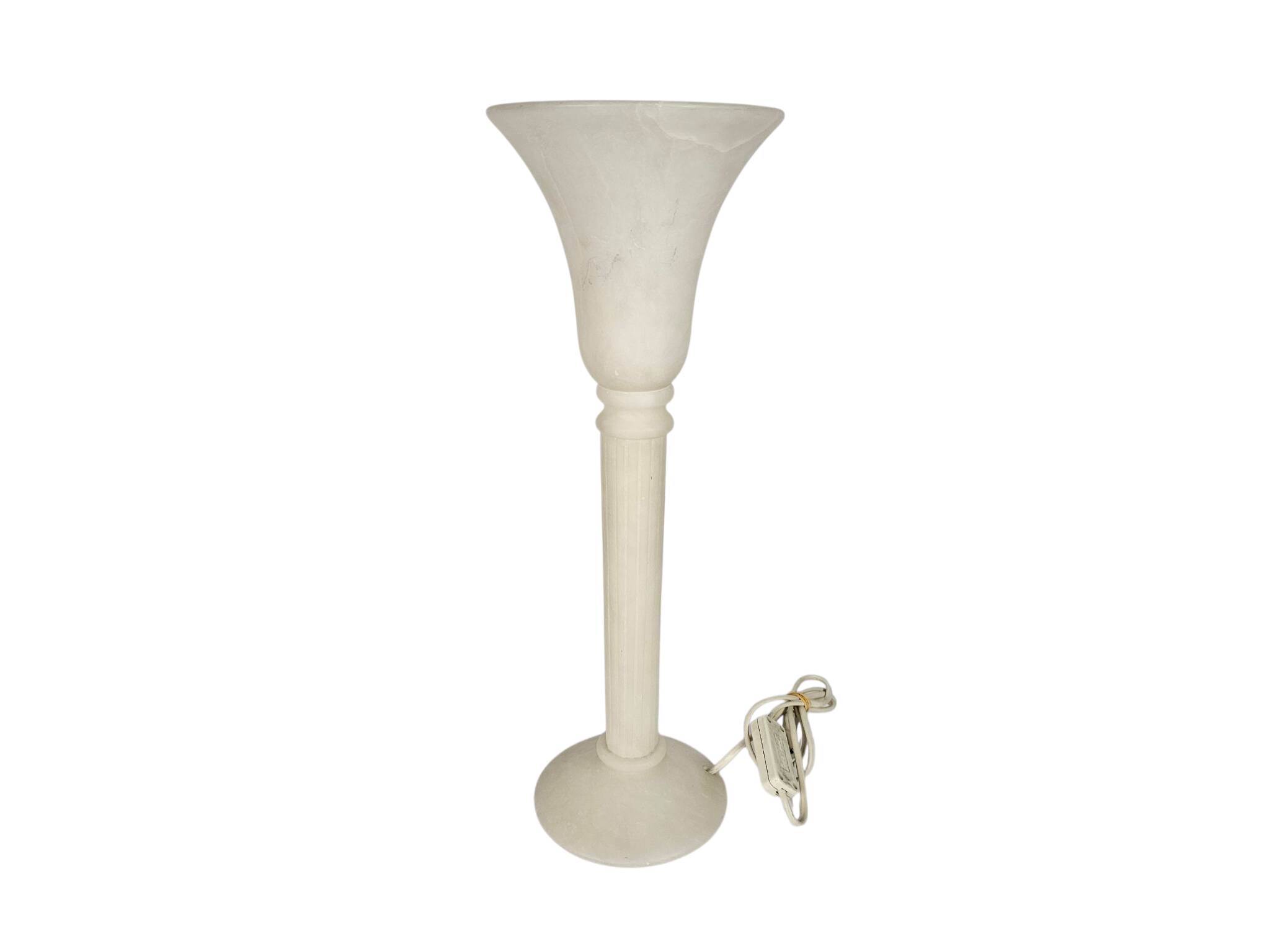 Alabaster - Uplighter - Pegasam - Chalice lamp - Spain - 1970's