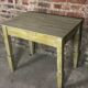 Table in light green patinated fir 1970