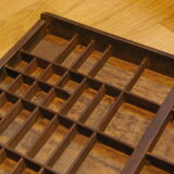 Old printer's wood locker printing