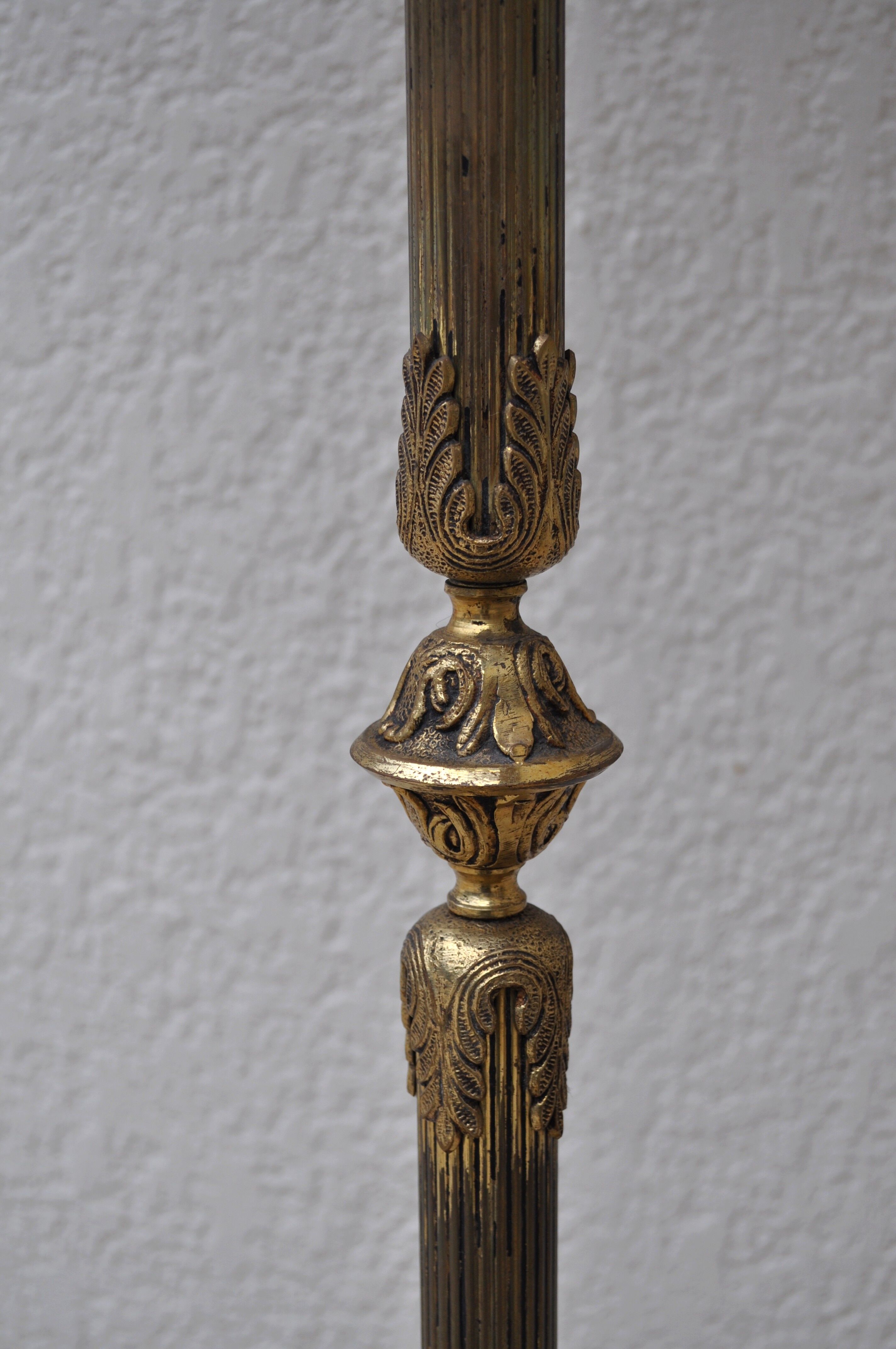 Floorlamp in brass 50s