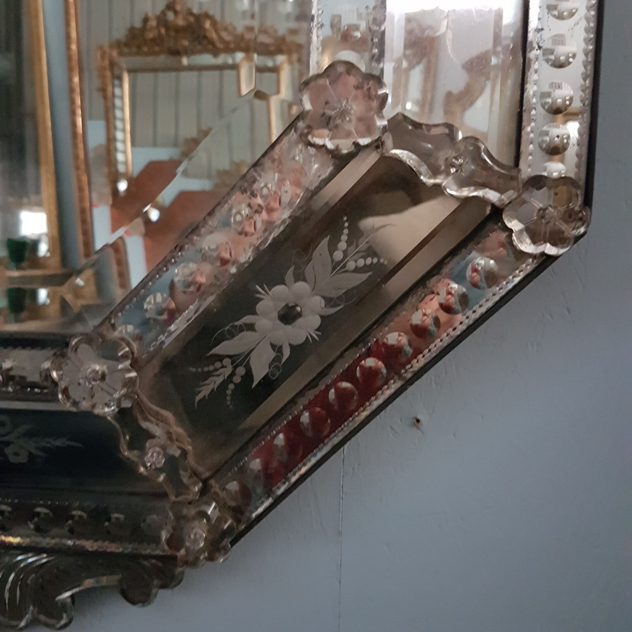 Venitian mirror - 118x72cm
