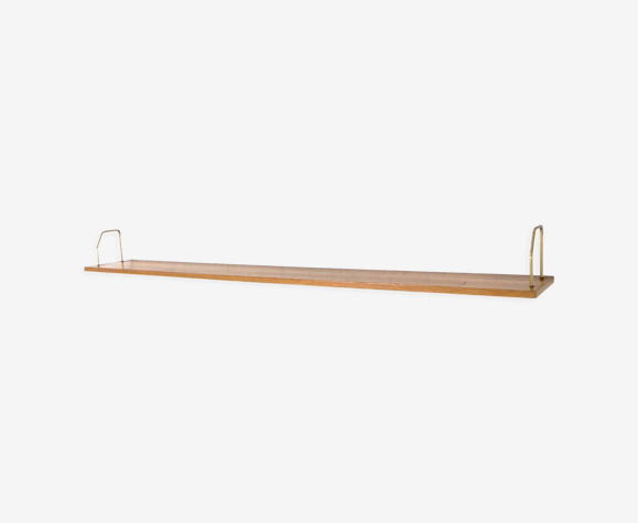 Teak wall shelf, Sweden, 1950