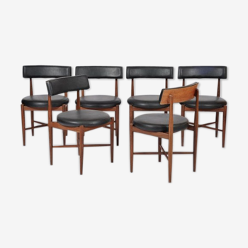 Lot of 6 g Plan teak chairs