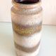 Beige tube vase in cermal by Sheurich Keramik 60/70