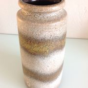 Beige tube vase in cermal by Sheurich Keramik 60/70