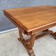 Table bureau extensible Art Déco 1930 piétement en accolades