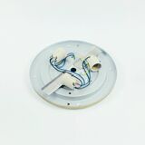 Extra Large Amber Bubble Glass Ceiling Light - H. Tynell for Limburg, 1960s