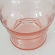 Old decanter pink glass - Art Deco