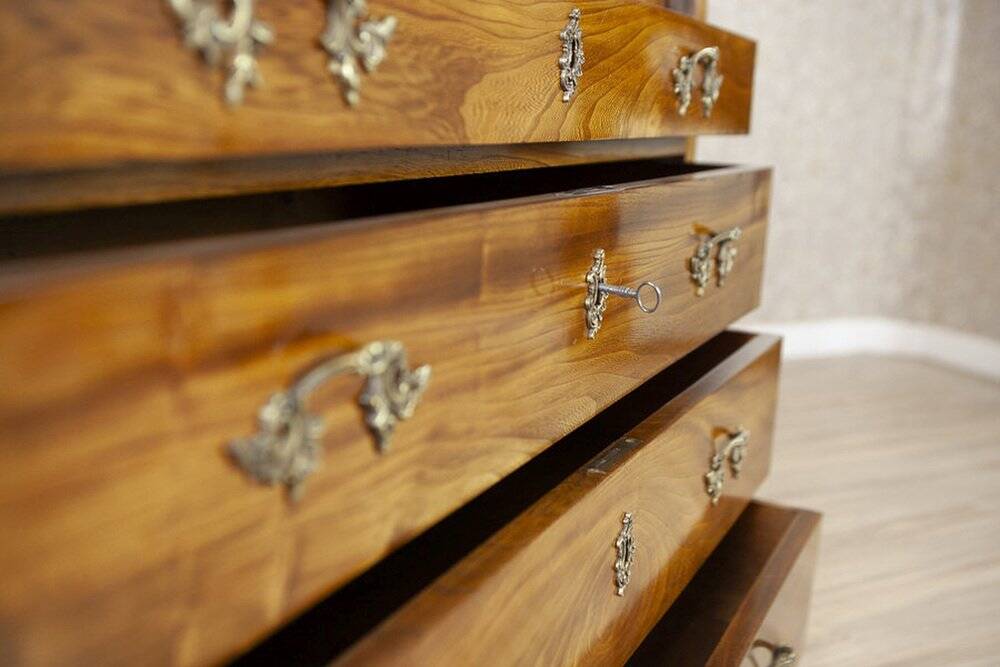 Antique Elm Secretary, 1840