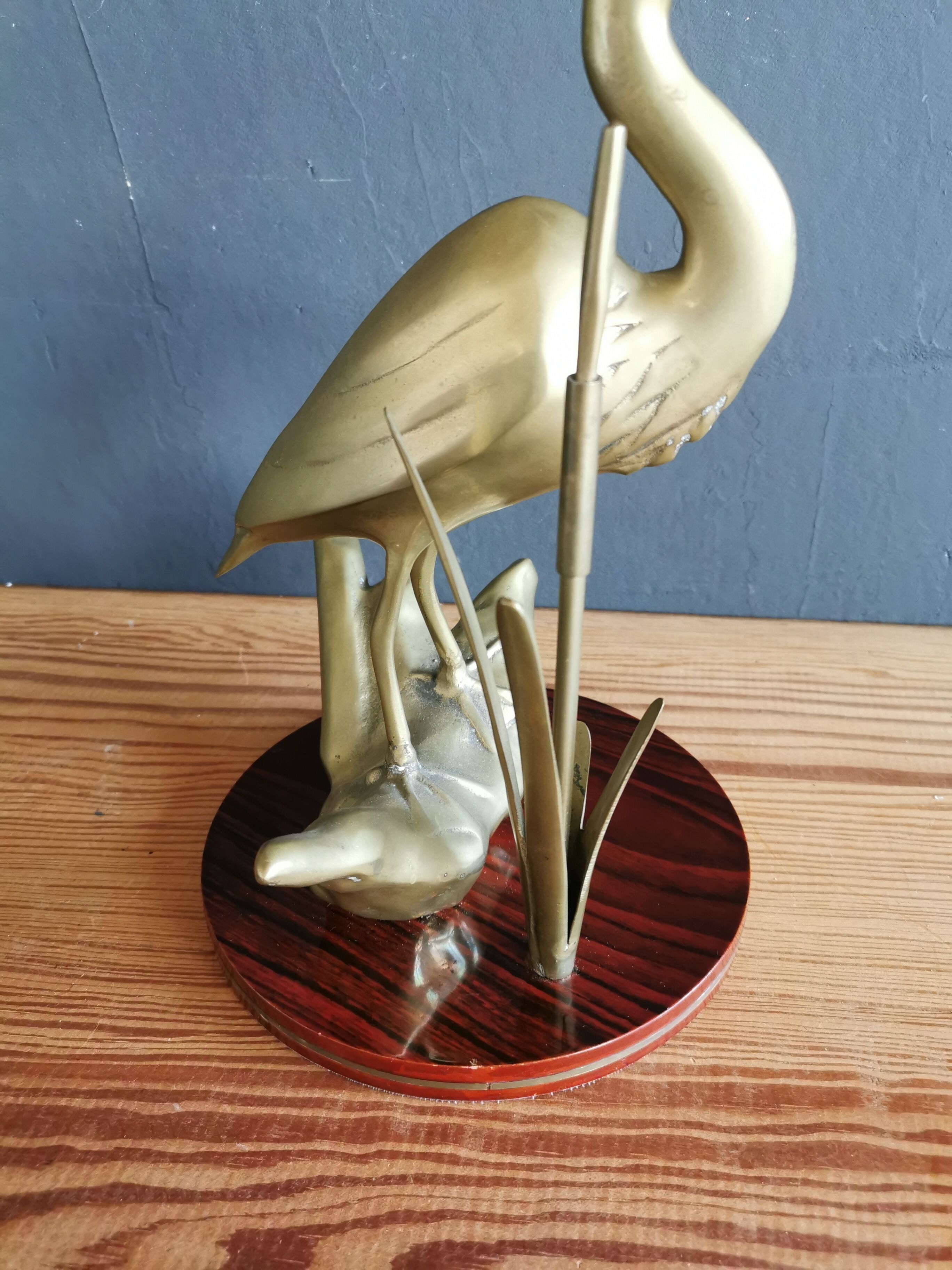 Brass heron