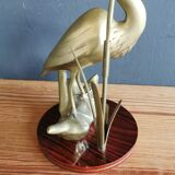 Brass heron
