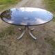 Glass dining table 70s - 130 cm