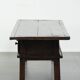 Table basse en bois de châtaignier du XVIIIe siècle d'Europe du Sud