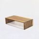 Wood slat bench Walter Antonis for Arspect 1970's