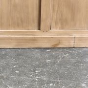 Desk in solid elm with natural airbrushing