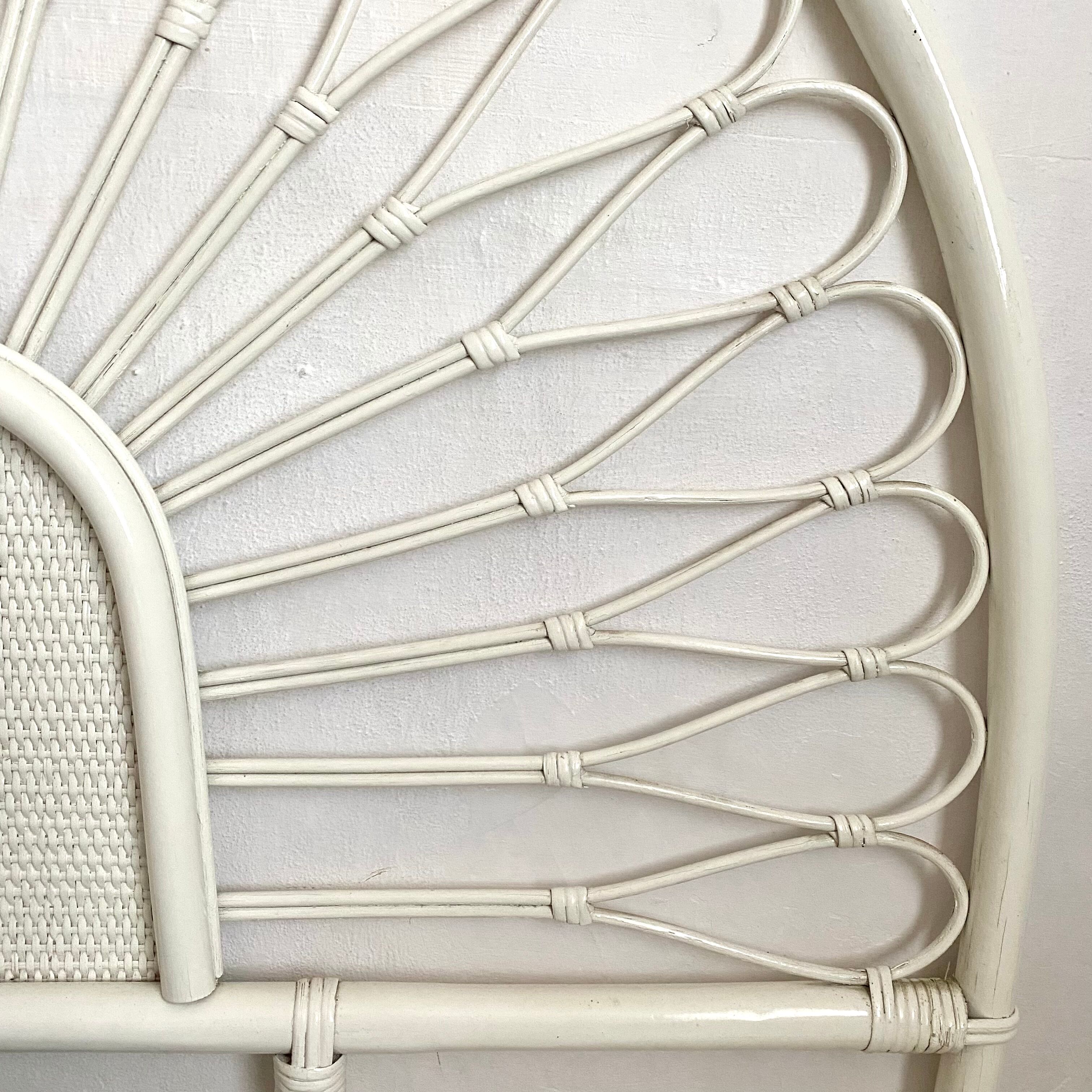 Rattan headboard 1 person