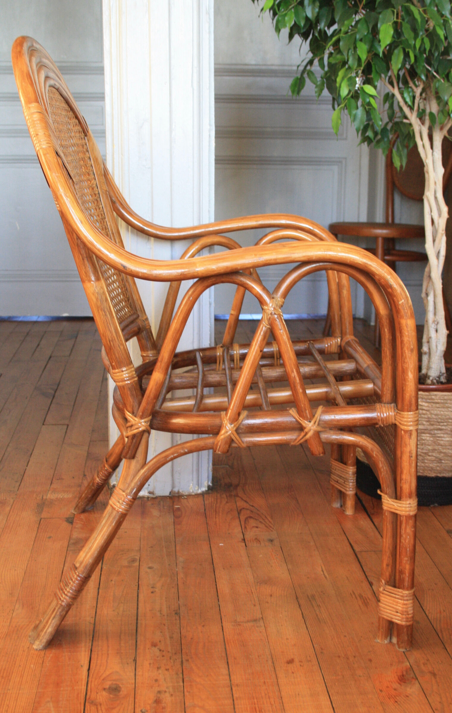 Rattan chair and caning