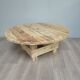 Coffee table in drum