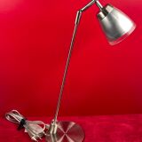 Articulated lamp design brushed steel Aluminor, office, loft, garage, workshop
