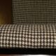 Wood and tweed chairs by Acerbis International, Italy, 1980s, set of 4.