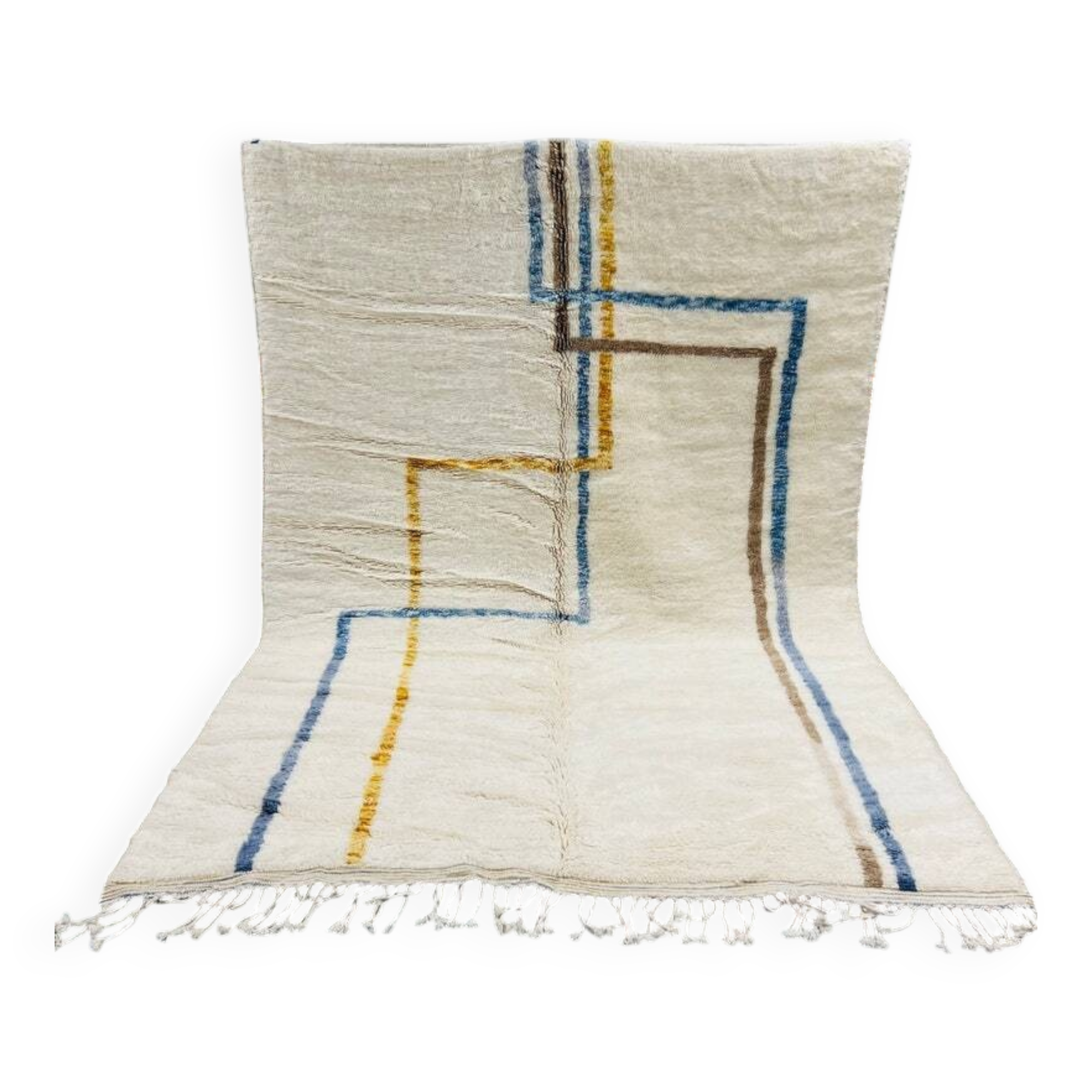 Traditional handmade Beni Ouarine rug size 250cmx150cm