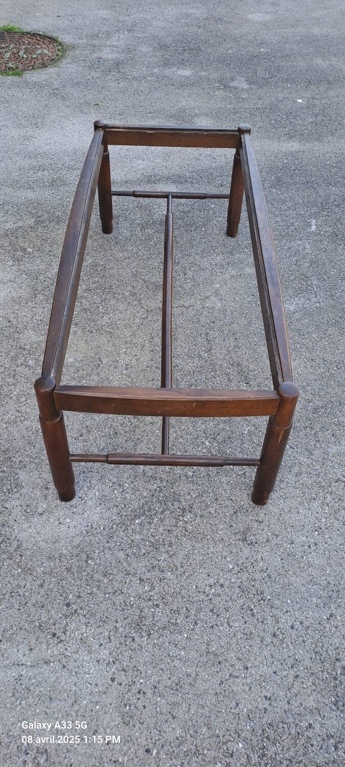 1960 coffee table with a slate top