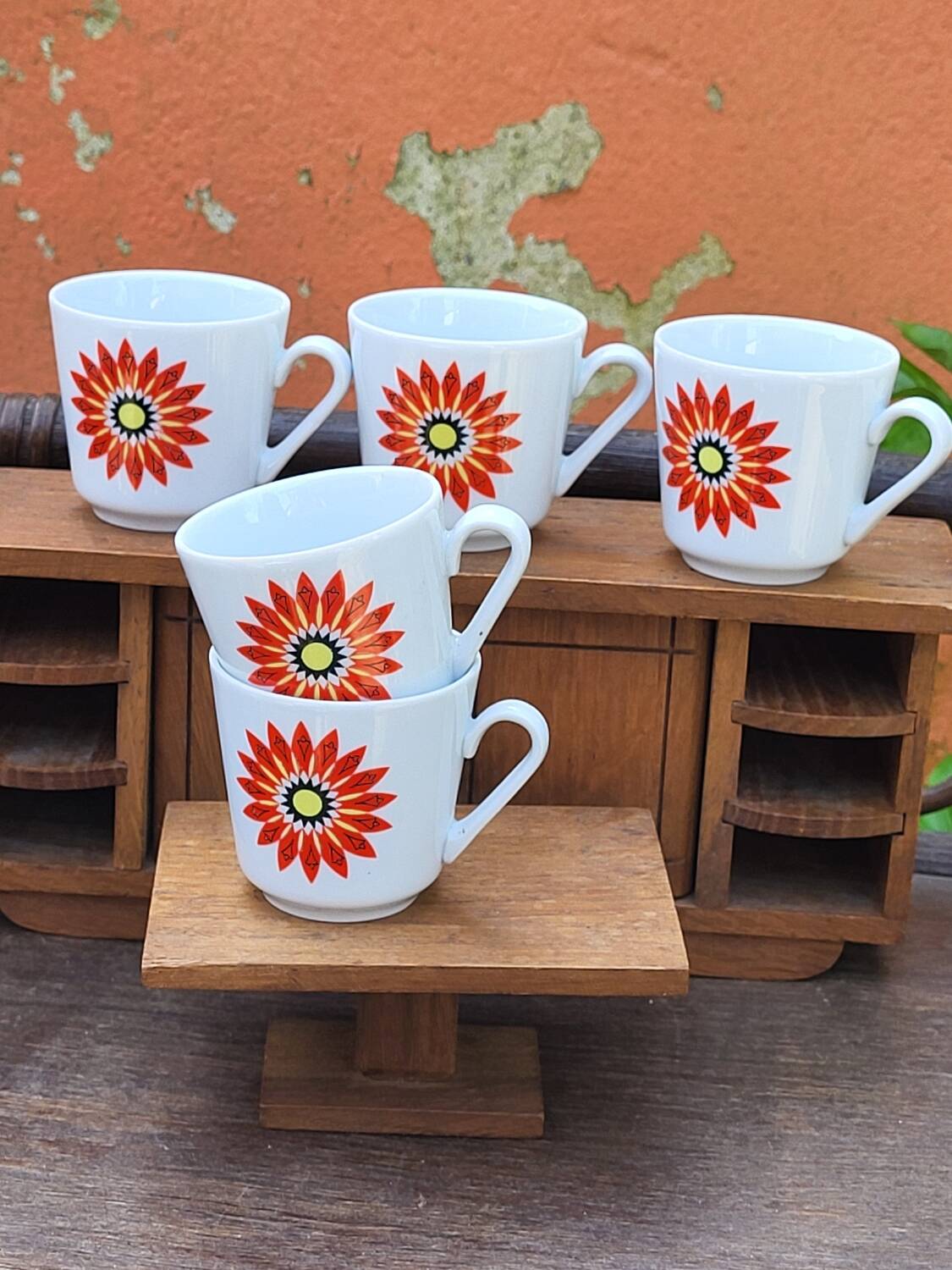 Vintage coffee cups