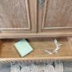 Solid oak storage cabinet