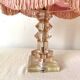 Pair of 60s glass lamps