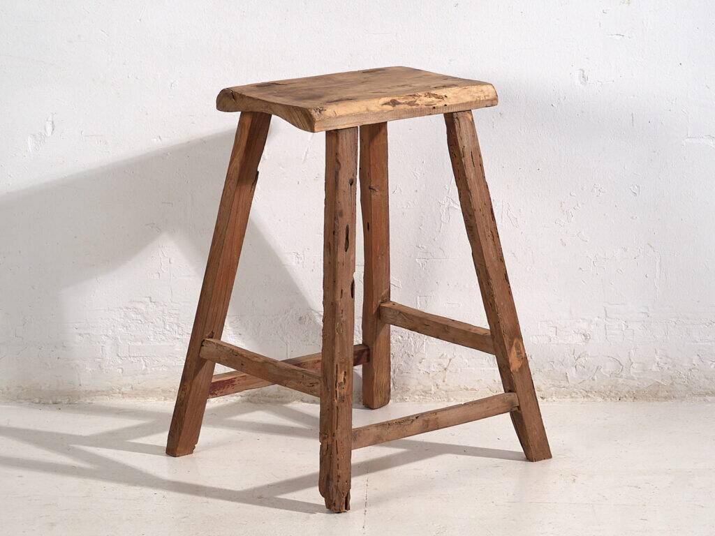 Antique high stool (c.1900) #6