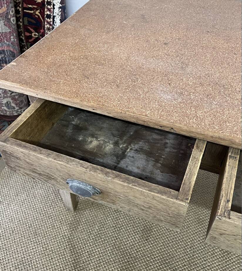 Vintage 3 Drawer Farmhouse Table