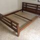 Oak bed by René Gabriel period Reconstruction