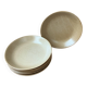 6 deep plates in stoneware