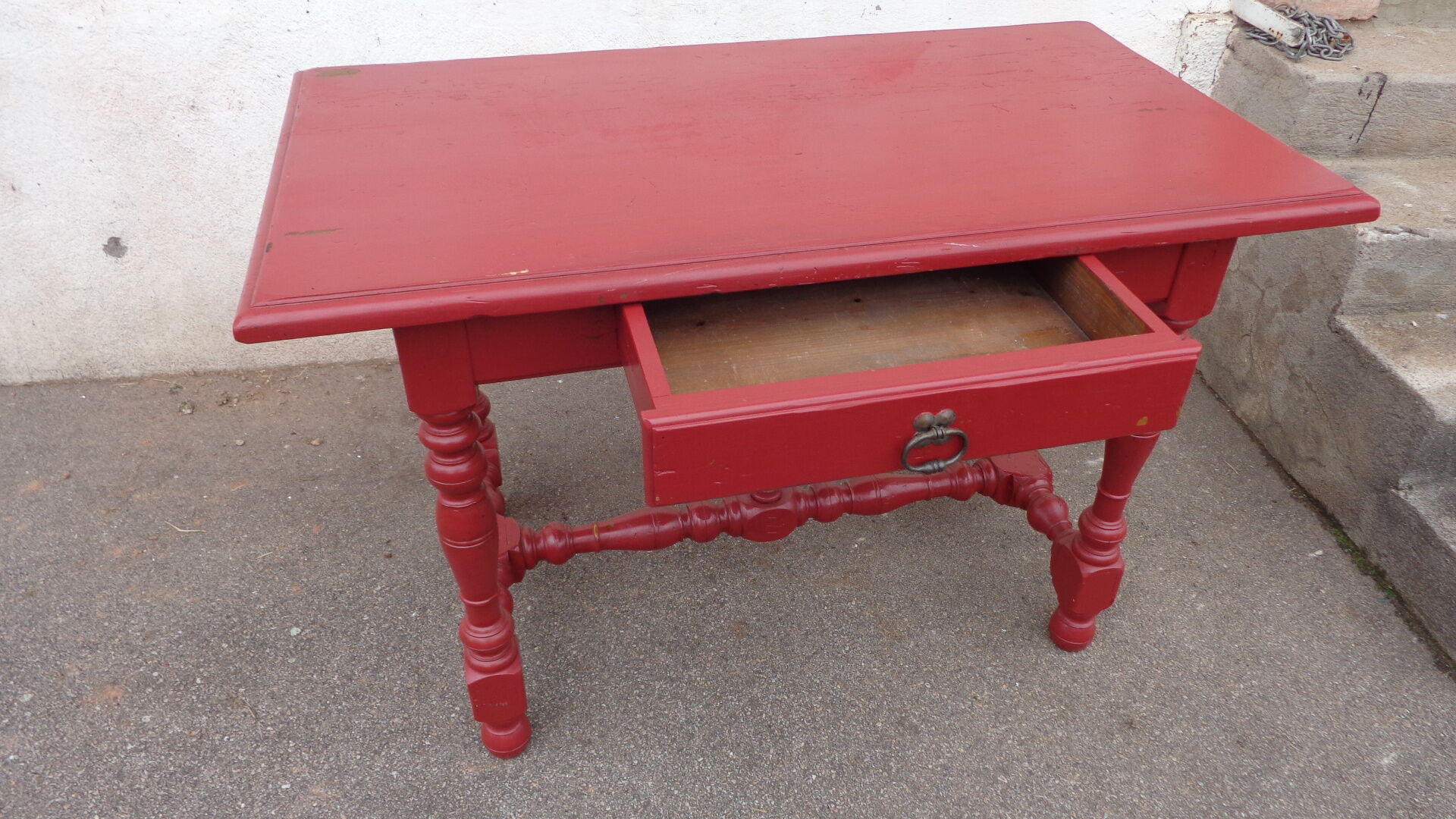 Red desk