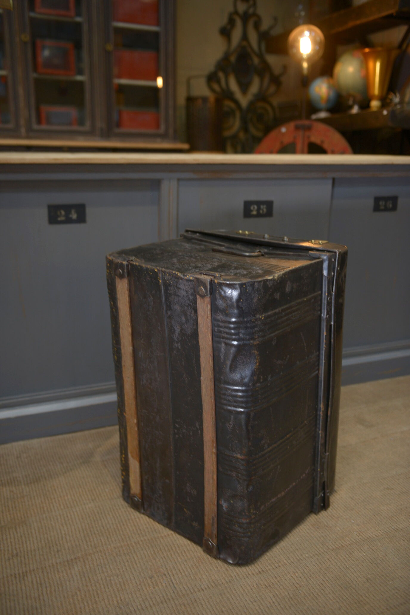 Old metal trunk Willaimson & Sons