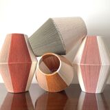 Woven cotton thread lamp