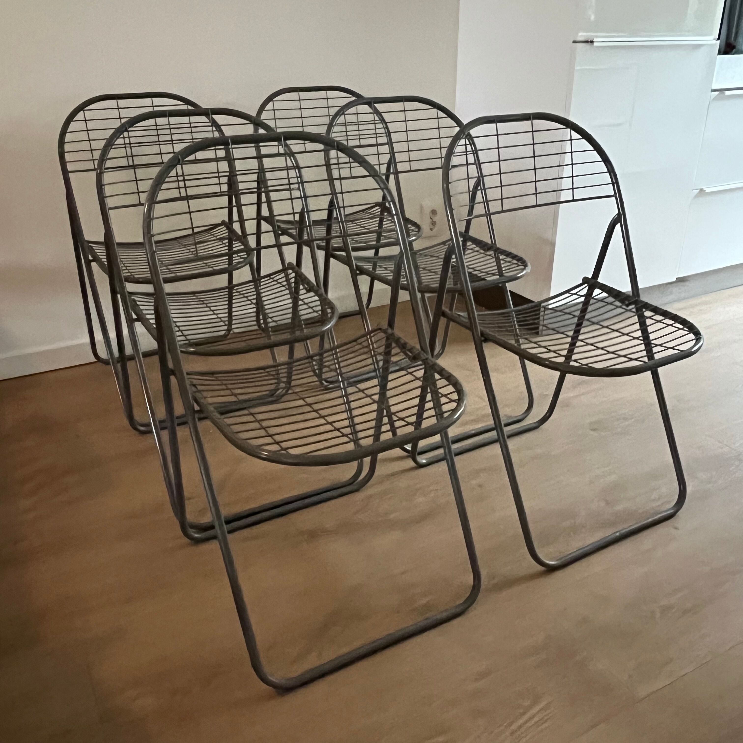 Lot de 6 chaises pliantes Kino by Niels Gammelgard