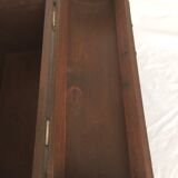 Old doctor wooden suitcase