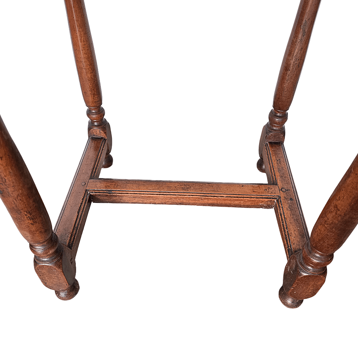 French Louis XIV Walnut Table With Drawer, early 1700s