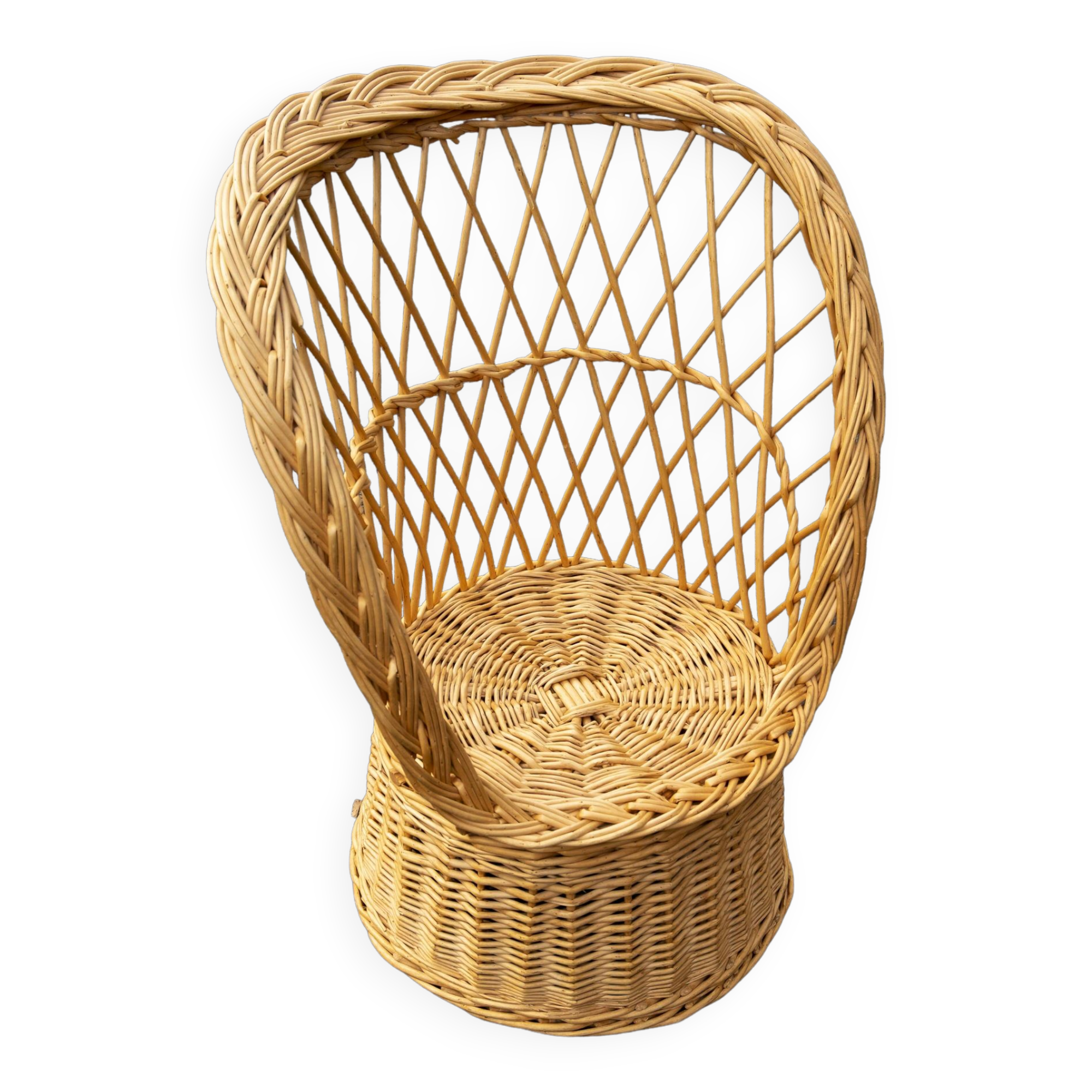 children's rattan armchair