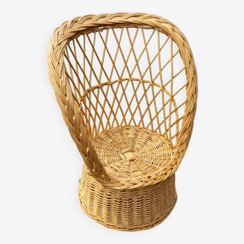 children's rattan armchair