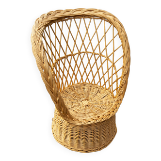 children's rattan armchair