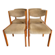 Set de 4 chaises vintage baumann des années 50