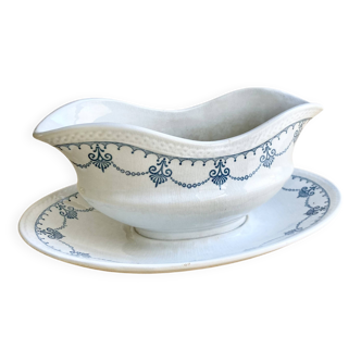 Saucière en terre de fer U&C Sarreguemines, XIXème s.