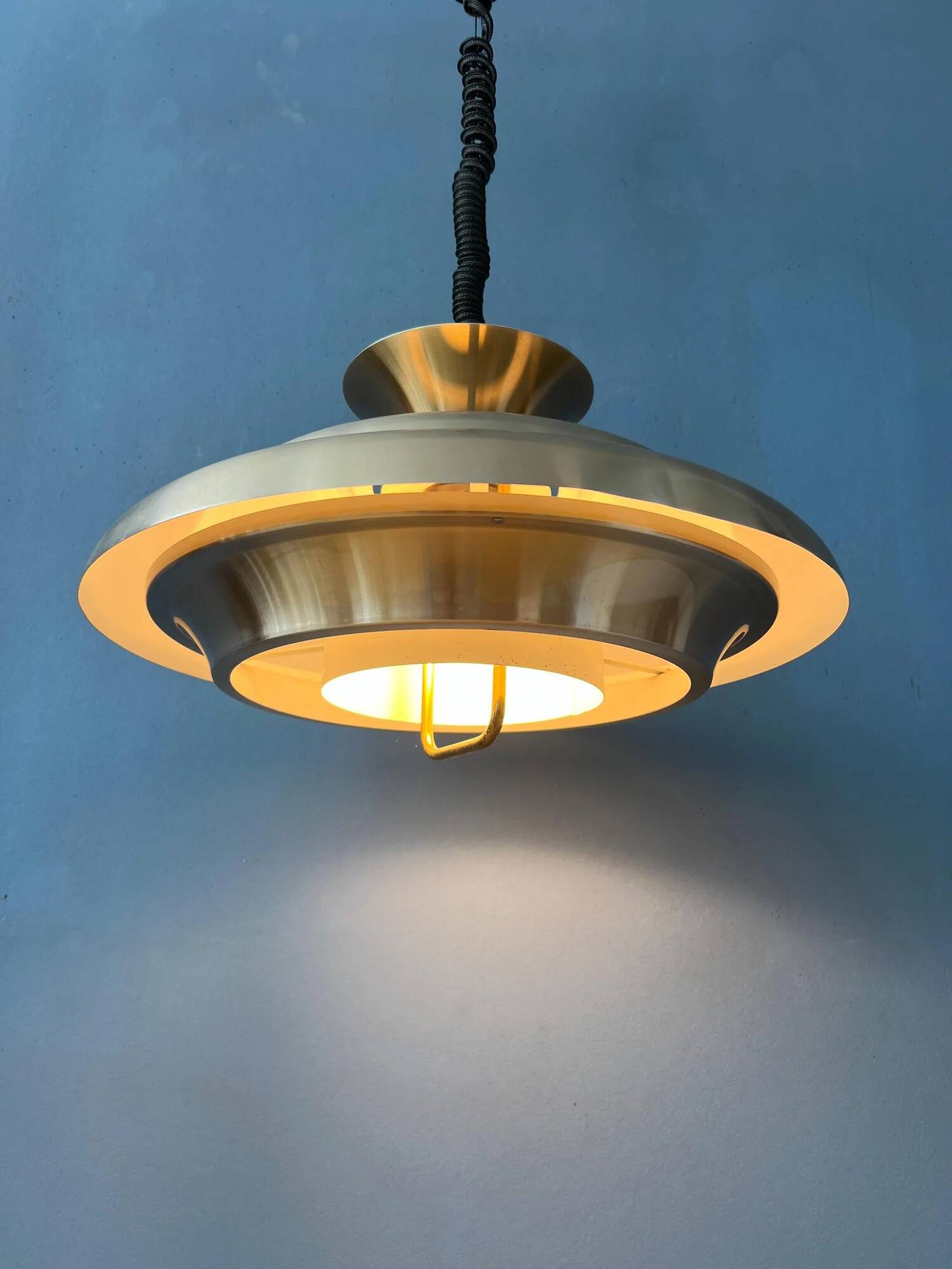 Vintage mid-century Dijkstra UFO hanging lamp