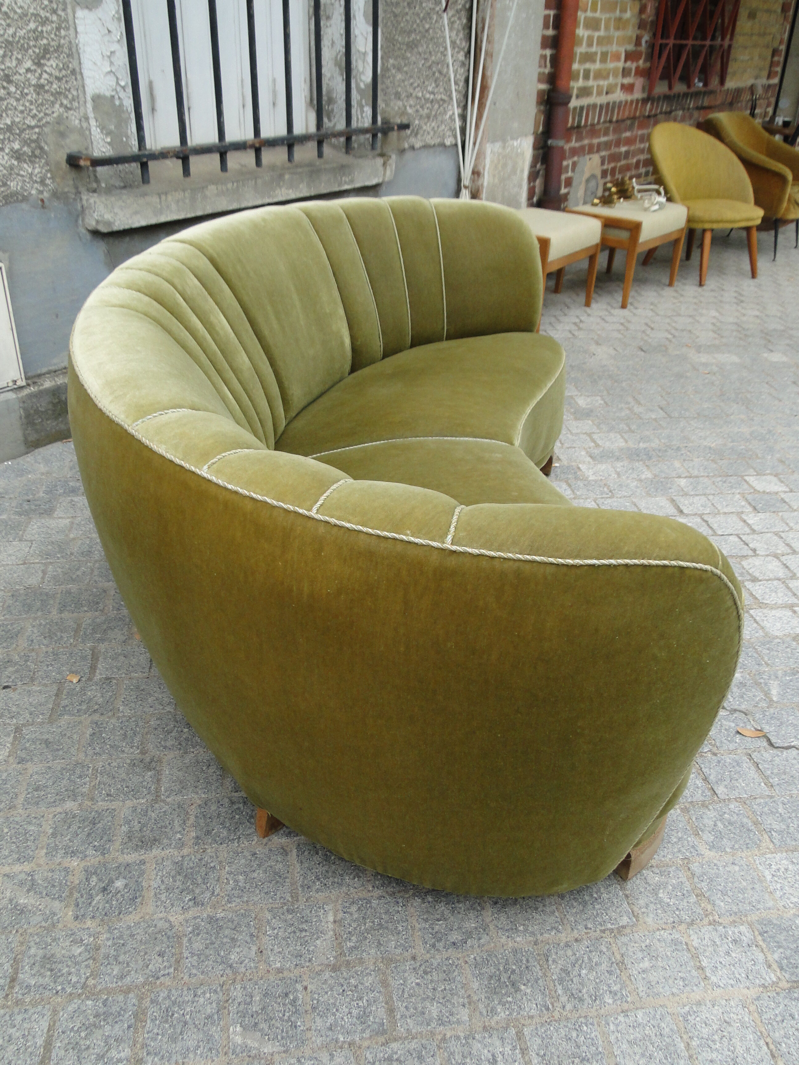 Danish banana sofa 1940/1950