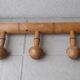 Wooden coat rack