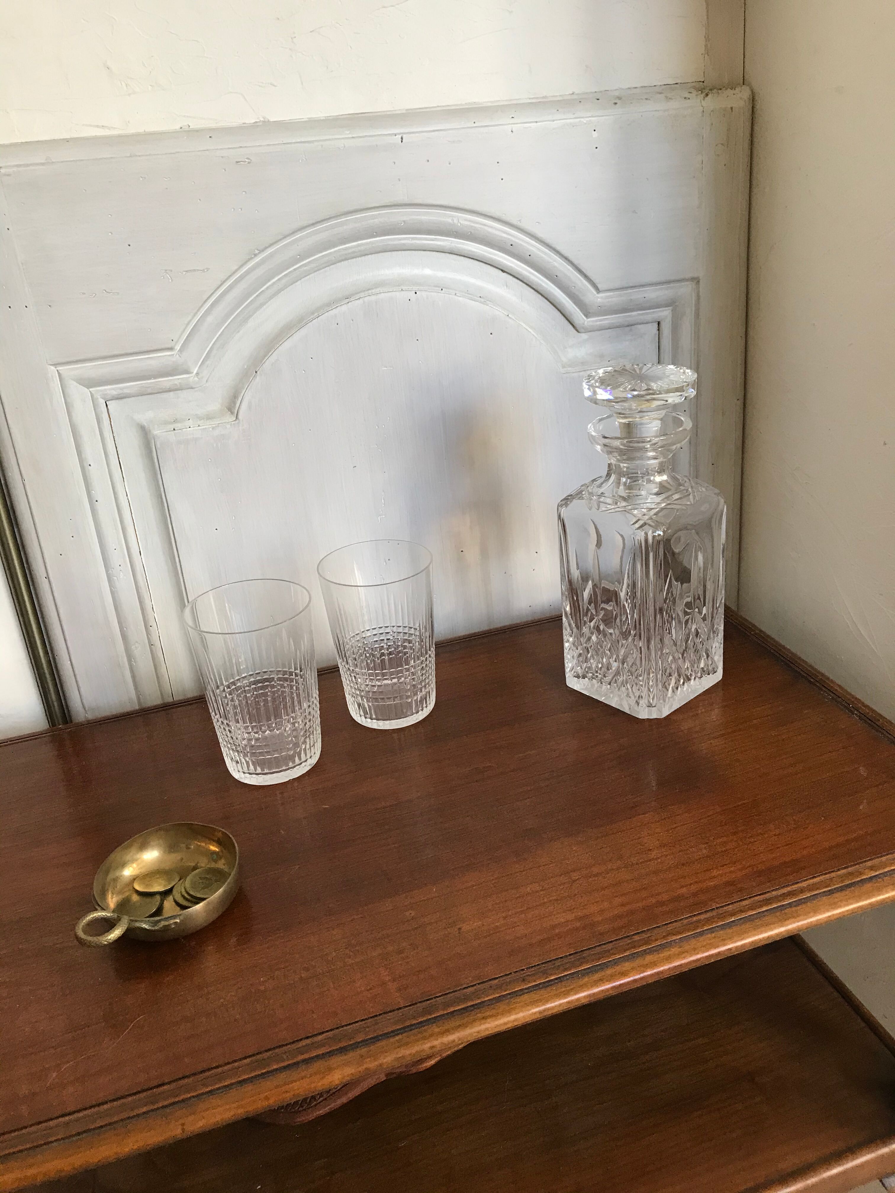 Crystal whisky carafe