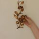 Pair of Mid-Century Italian Gilded Metal Sconces